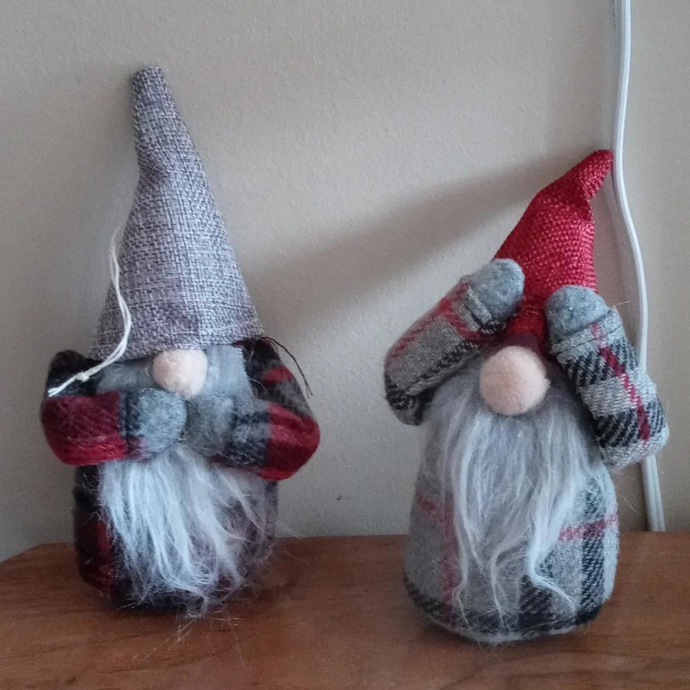 Gnome Fabric Ornaments